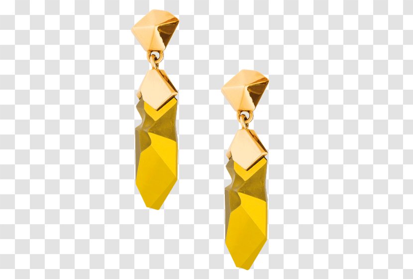 Earring Swarovski AG Jewellery Fashion Bijou - Yellow Transparent PNG