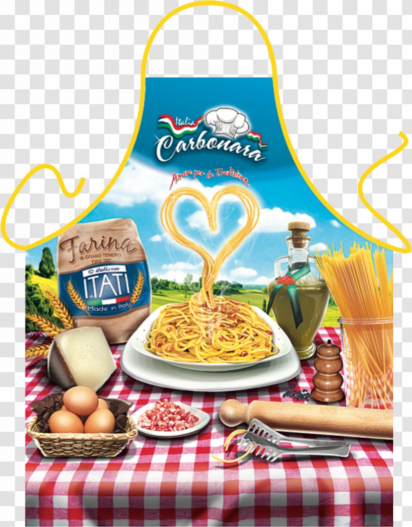 Vegetarian Cuisine Apron Carbonara Domashniy Ochag Dish Transparent PNG