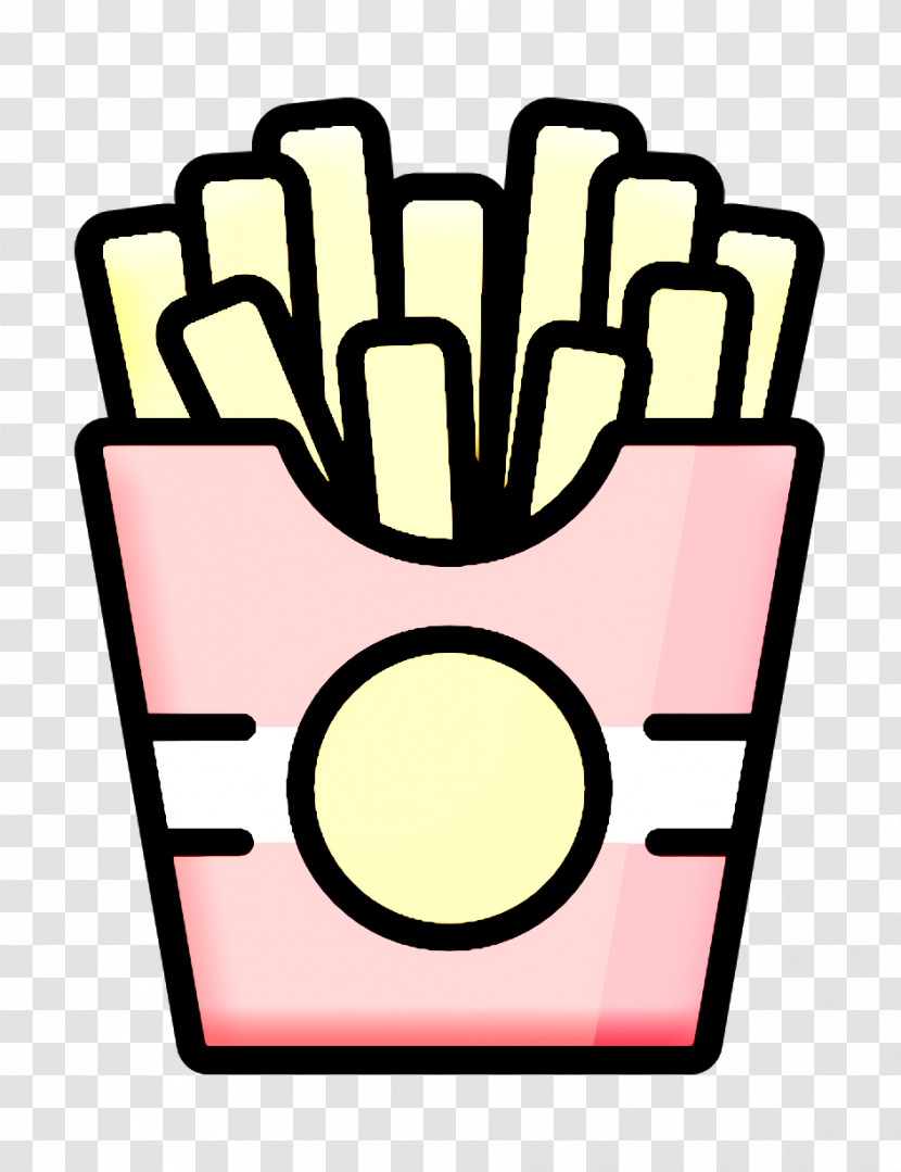 Food Icon Fried Potatoes Icon Fast Food Icon Transparent PNG