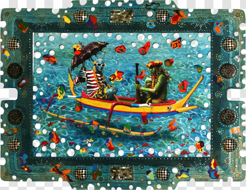 Newport Street Gallery Gold Of Their Bodies: A Conversation Before Death Artist Ashley Bickerton Ornamental Hysteria - Canoe Art Watercolor Transparent PNG