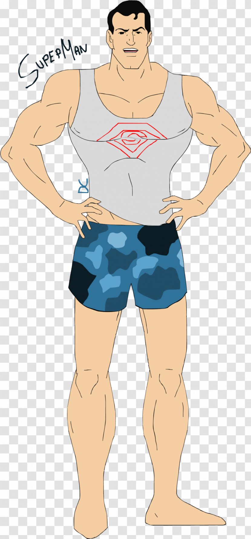 Barechestedness Shorts Hip Cartoon - Watercolor - Kim Possible And Ron Transparent PNG