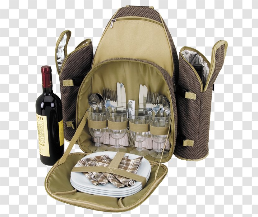 Picnic Baskets Cooler Regional Variations Of Barbecue Wine - Bag - Basket Transparent PNG