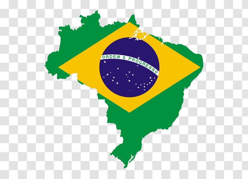 Flag Of Brazil National Map - Brazilian Coffee Transparent PNG