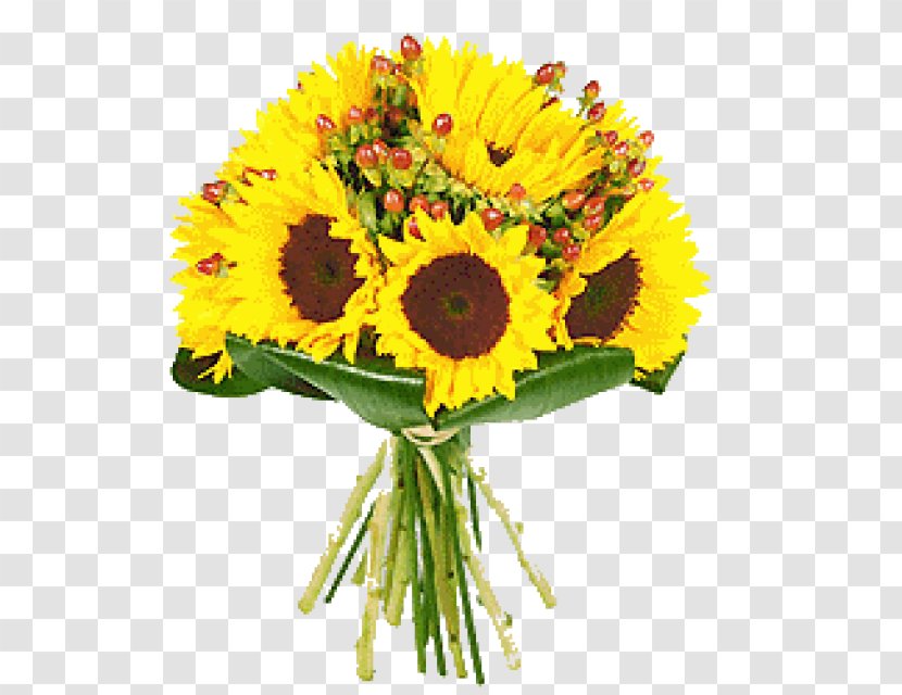 Flower Bouquet Common Sunflower Birthday Scheda Duplicata Vedi Ugo Pellecchia - Floral Design - Fiori E PianteSunflower Transparent PNG