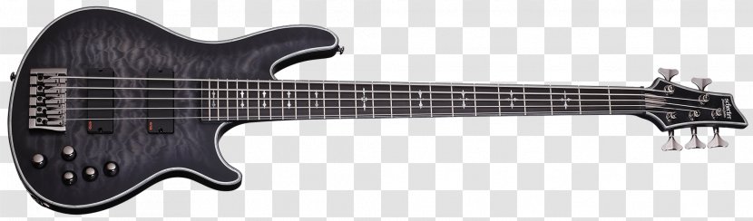 Electric Guitar Bass Schecter Research Fender Jazz - Neckthrough Transparent PNG