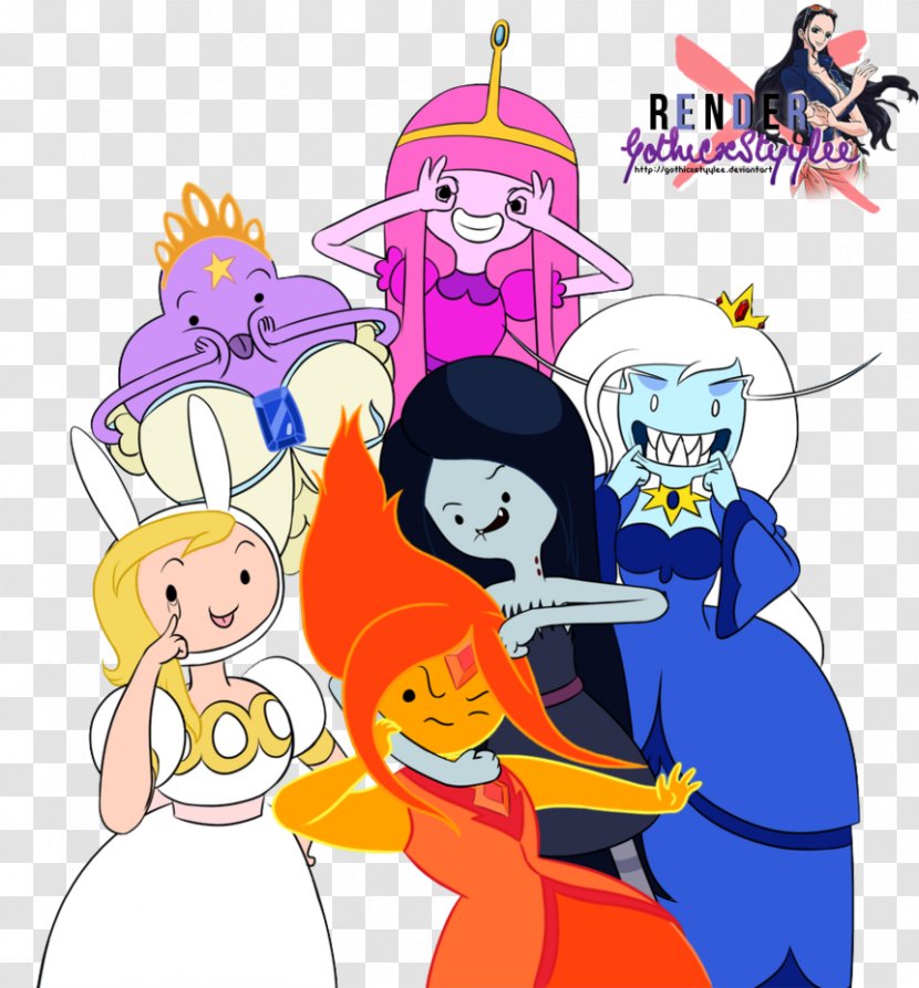 Finn The Human Lumpy Space Princess Marceline Vampire Queen Image Lady Íris - Watercolor - Adventure Time Girls Transparent PNG