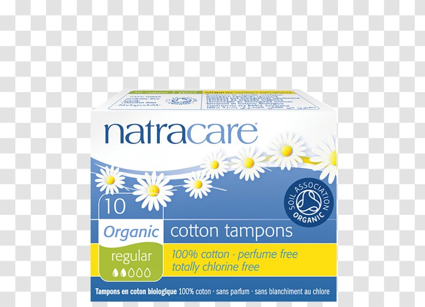 Tampon Natracare Organic Cotton Brand - Textile Transparent PNG