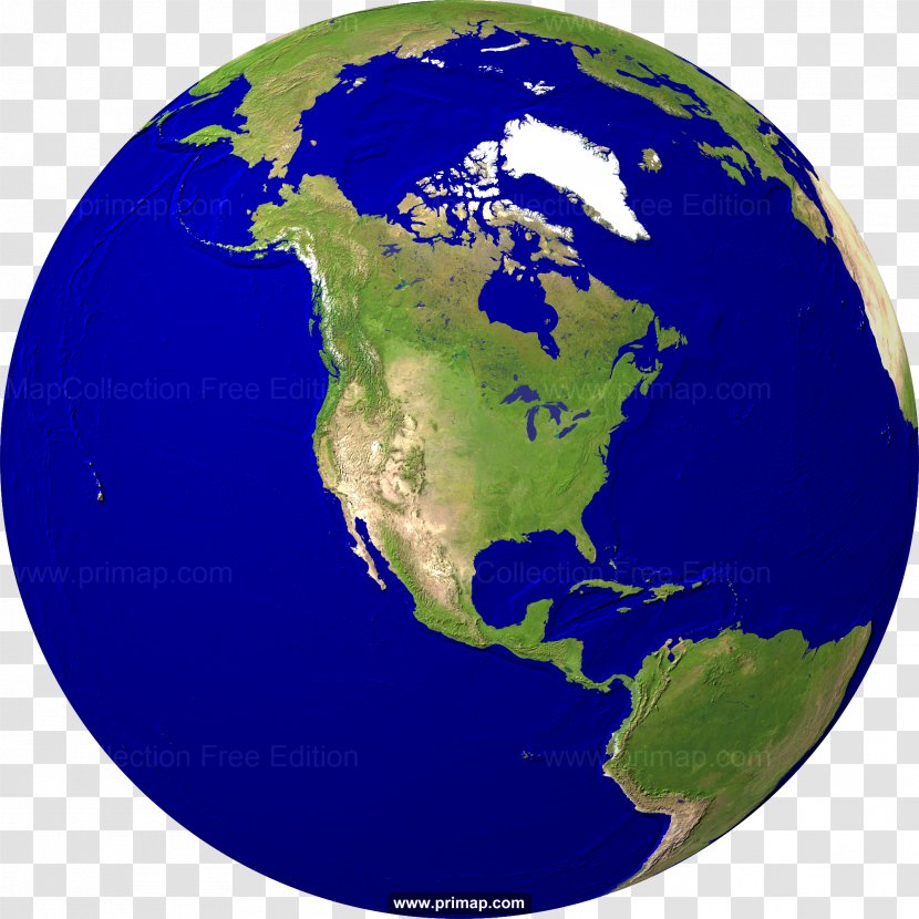 Globe World Map Earth - Satellite Transparent PNG