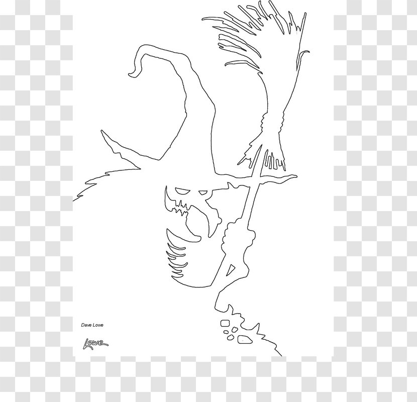 Scroll Saws Pattern Chicken Halloween - Frame Transparent PNG