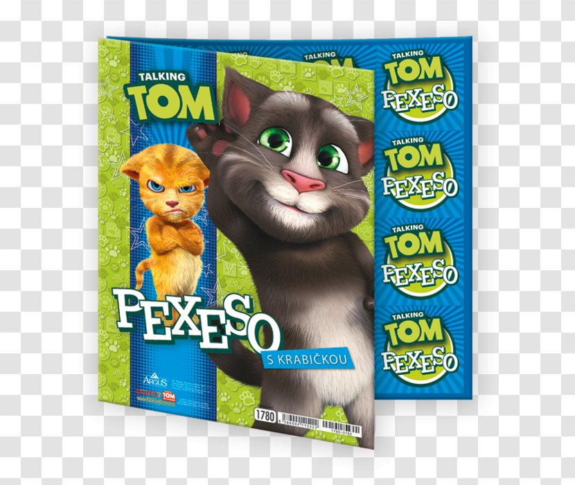 Concentration Talking Tom And Friends Playing Card Jigsaw Puzzles Game - Whiskers Transparent PNG