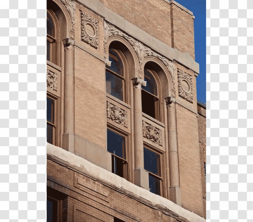 Facade El Paso Window Building Classical Architecture - Property Transparent PNG