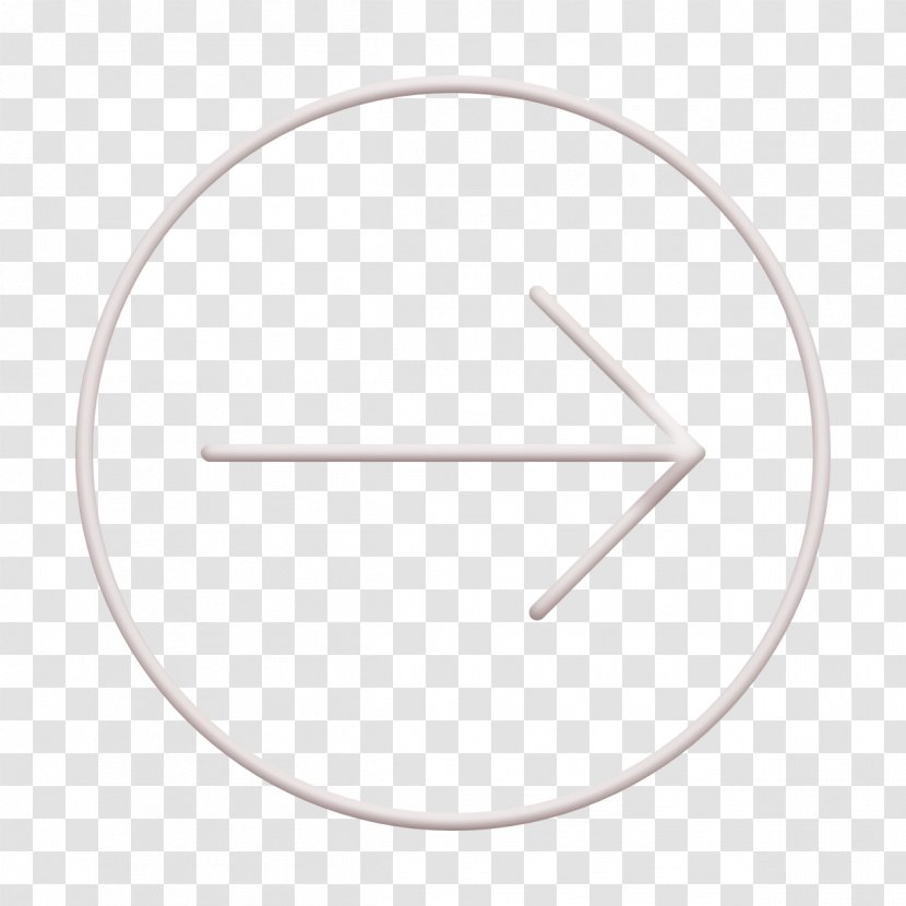 Arrow Icon Circle Detour - Thin - Small Transparent PNG