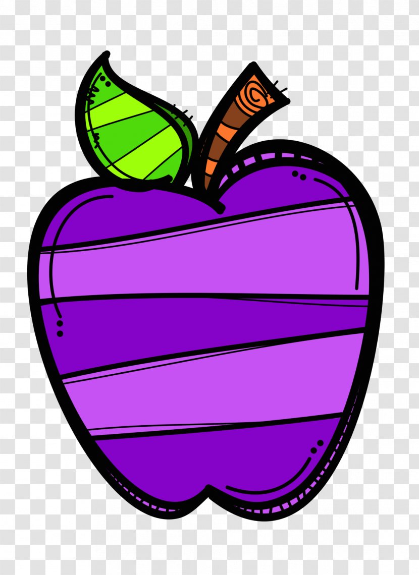 Apple Clip Art - Artwork - Purple Branches Creative Transparent PNG