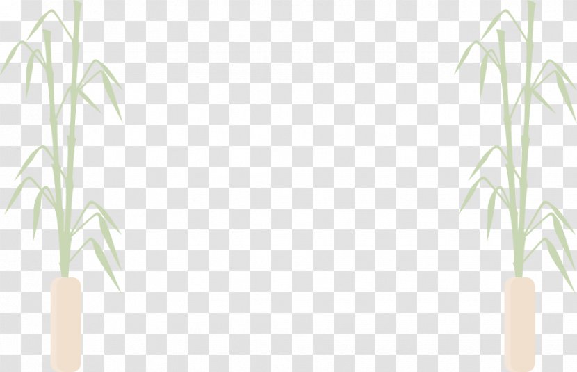 Grasses Plant Stem - Family - Vector Hand-painted Bamboo Transparent PNG