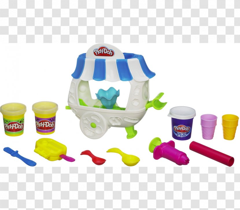 Play-Doh Ice Cream Cones Sundae Dough - Soft Serve Transparent PNG
