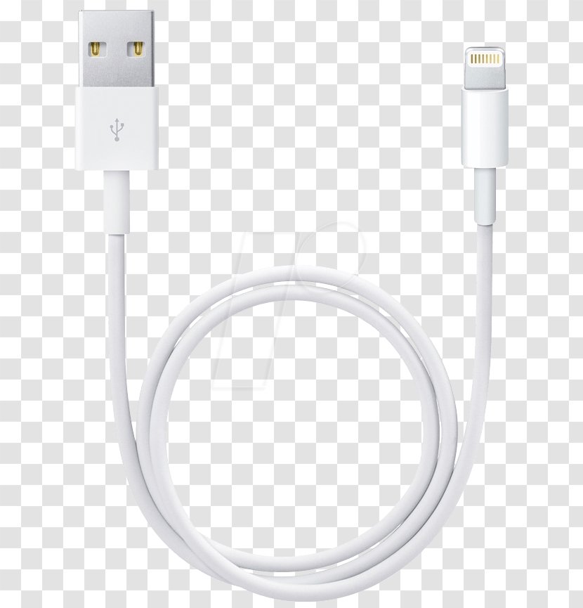 Battery Charger Lightning USB Data Cable Apple Transparent PNG