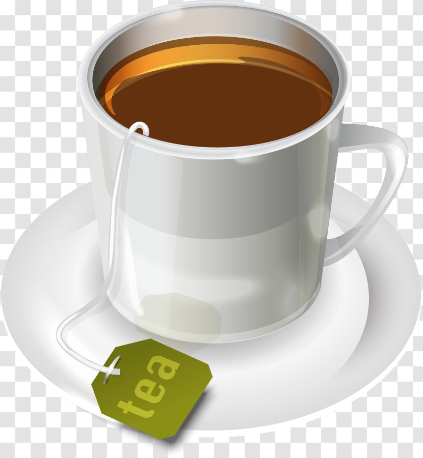 Tea Dandelion Coffee Cuban Espresso Mate Cocido - Doppio - Vector Transparent PNG