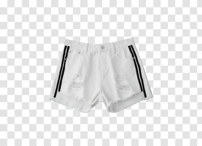 Trunks Bermuda Shorts Underpants Boardshorts - Waist - Ripped Denim Transparent PNG