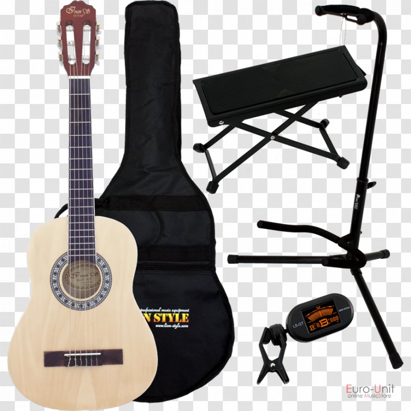 Acoustic Guitar Bass Tiple Cuatro - Silhouette Transparent PNG