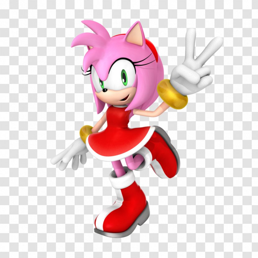 Amy Rose Sonic The Hedgehog Forces Adventure & Sega All-Stars Racing - Adams Transparent PNG
