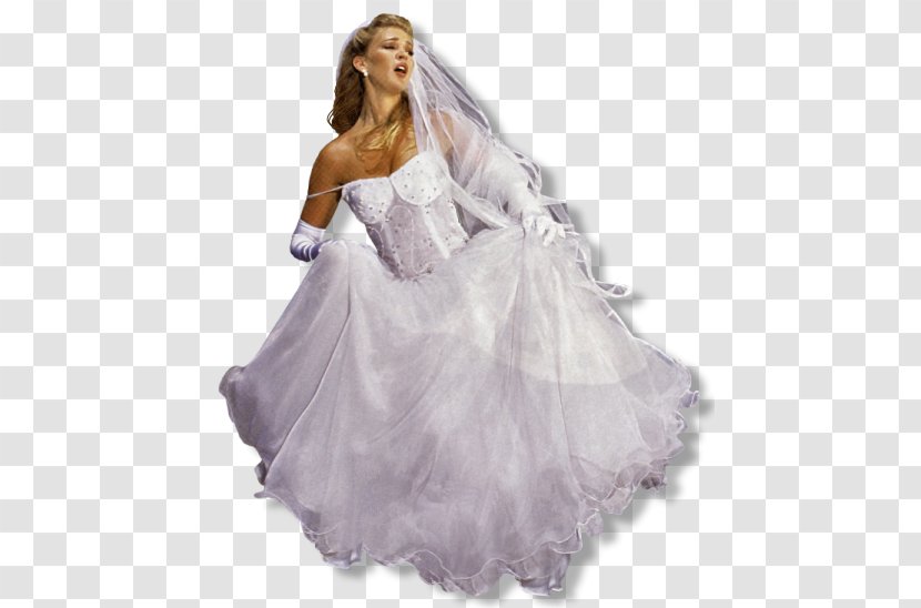 Wedding Dress Bride Woman Clip Art - Flower Transparent PNG