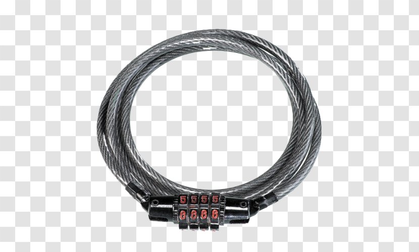 Combination Bicycle Lock Wire Rope Transparent PNG