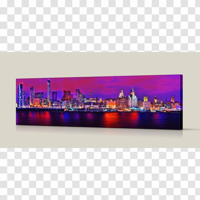 Canvas Print Painting Liverpool Waterfront Art - Rennies Gallery Transparent PNG