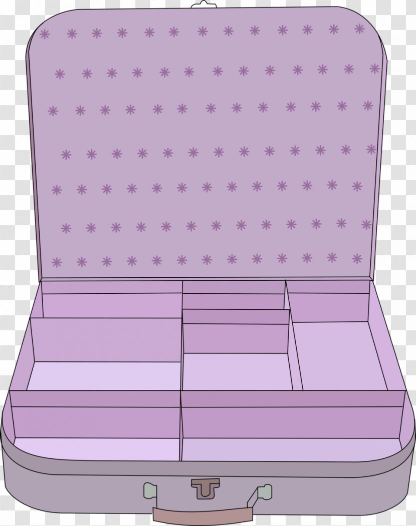 Suitcase Baggage Clip Art - Lilac Transparent PNG
