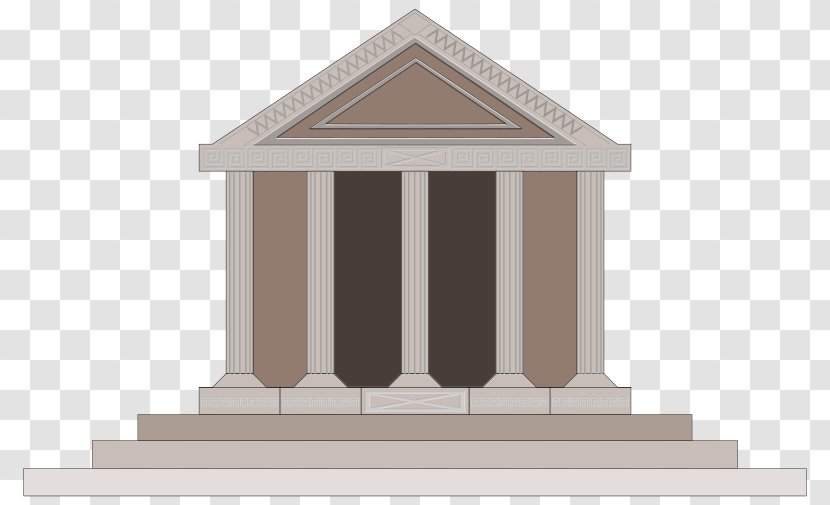Ancient Greece Parthenon Greek Architecture Roman Clip Art - Building - Architectural Decoration Background Transparent PNG