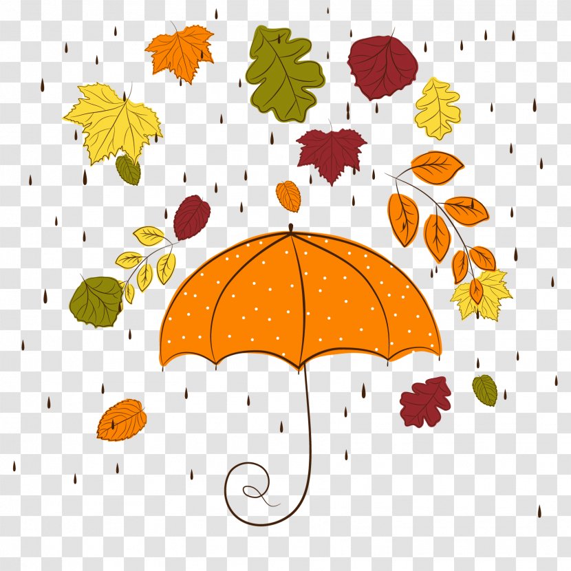 Autumn Rain Royalty-free Clip Art - Stock Photography - Leaves Transparent PNG