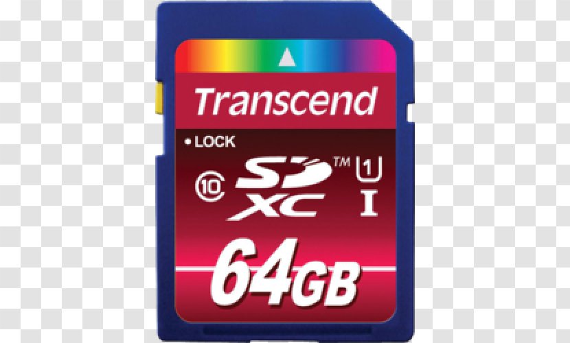 SDXC Secure Digital Flash Memory Cards Transcend Information SDHC - Computer Data Storage Transparent PNG
