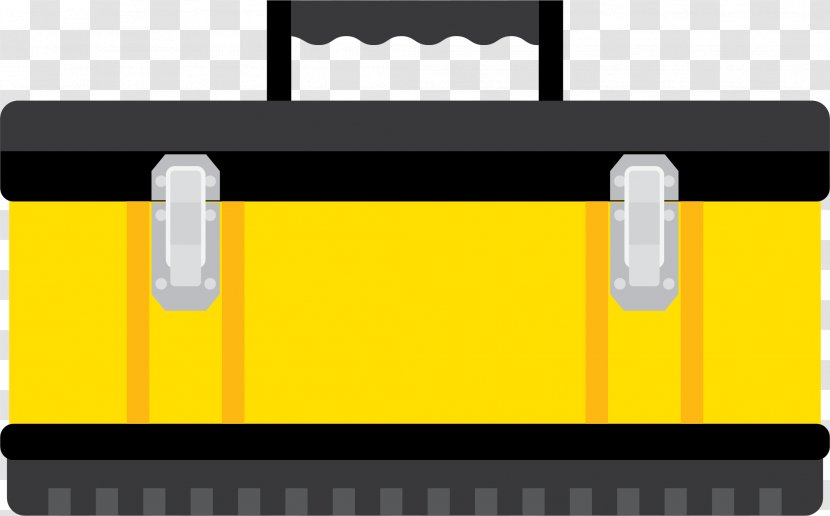 Brand Yellow Technology - Metal Toolbox Transparent PNG