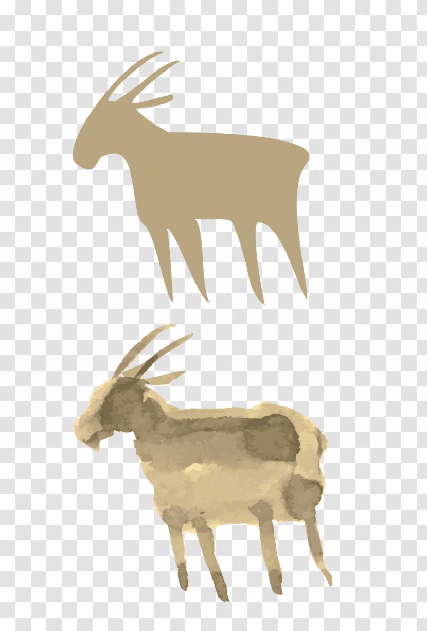 Sheep Silhouette - Television - Hand-painted Goat Transparent PNG