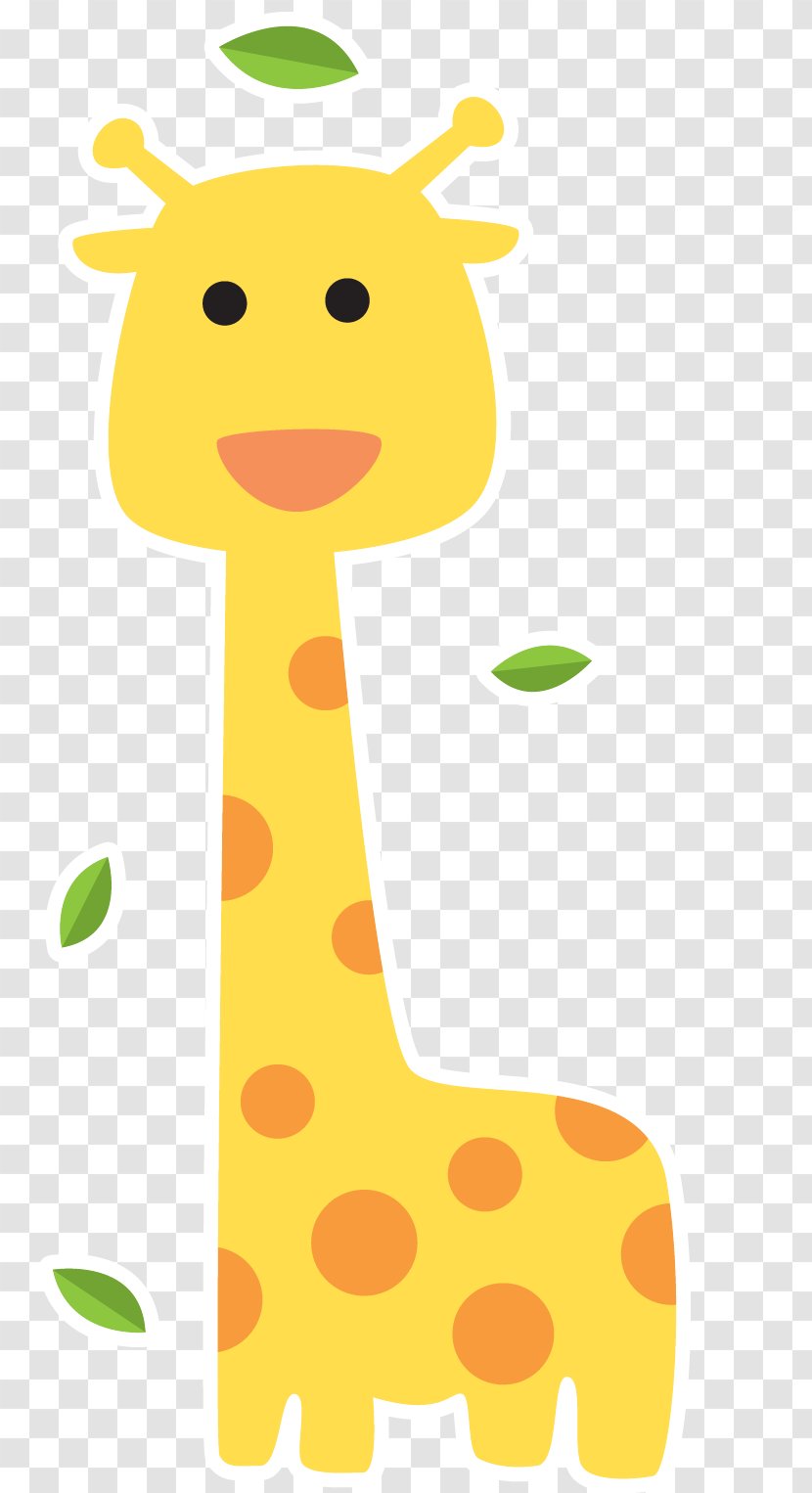 Northern Giraffe Yellow Drawing Cartoon - Mammal Transparent PNG