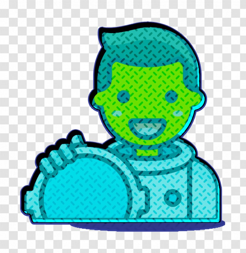 1 Icon Astronaut Man - Green Transparent PNG