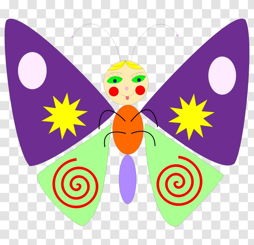 Butterfly Cartoon Clip Art - Image Transparent PNG