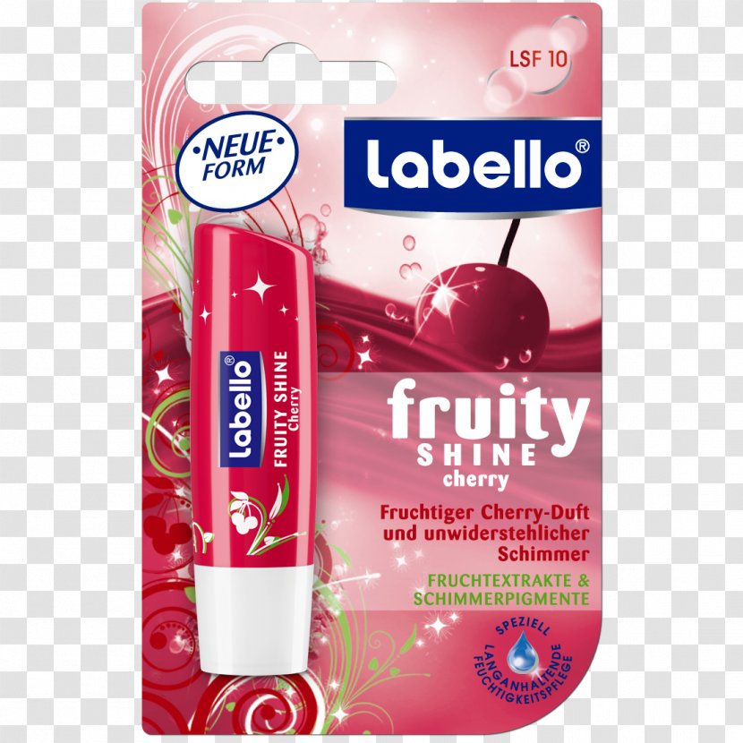 Lip Balm Labello Nivea Lotion Cosmetics - Guava - Cherry Material Transparent PNG