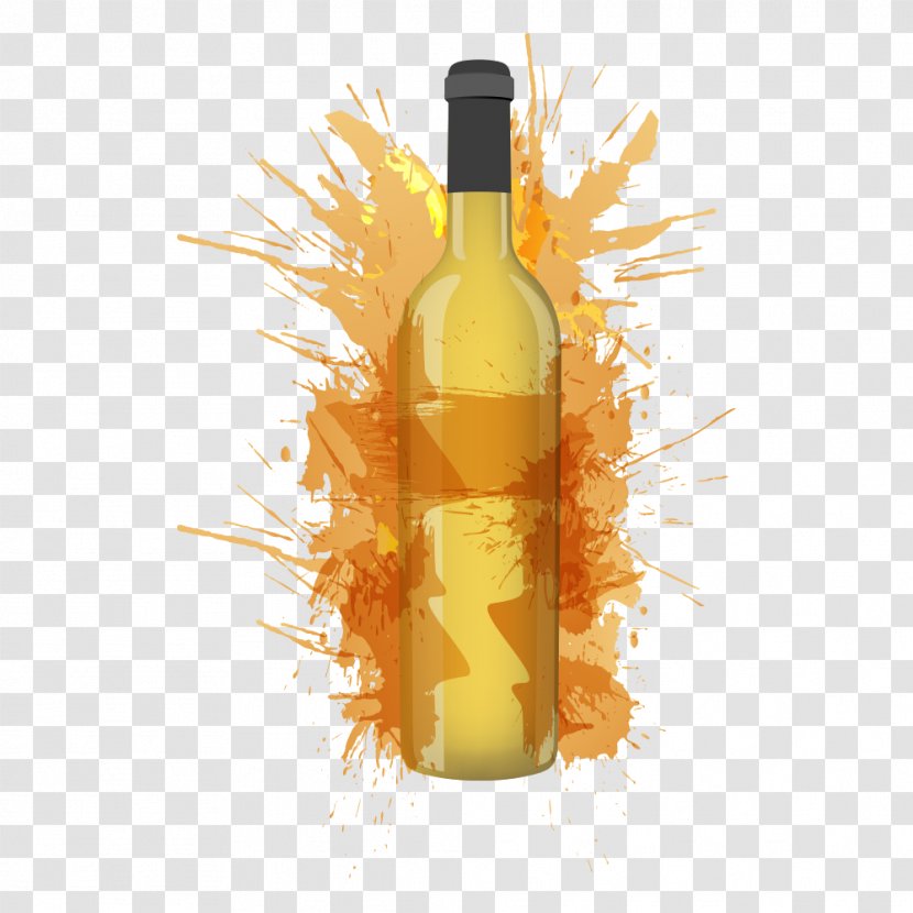 White Wine Muscat Riesling Kerner - Distilled Beverage - Bottles Transparent PNG