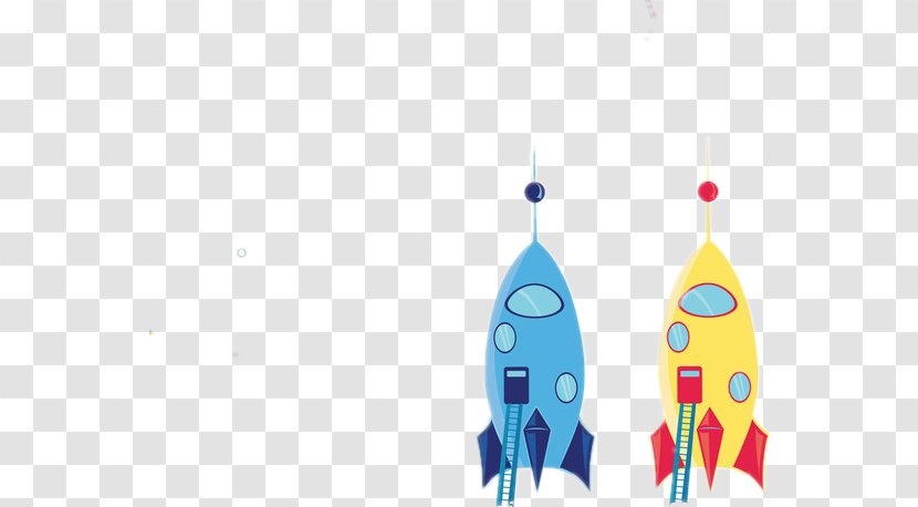 Rocket Drawing Spacecraft - Royaltyfree - Two Rockets To Be Launched Transparent PNG
