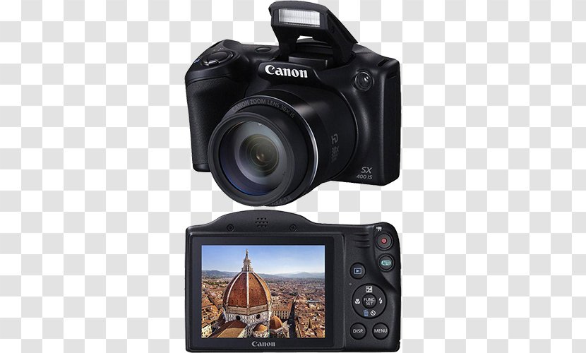 Canon PowerShot SX410 IS Point-and-shoot Camera Zoom Lens - Mirrorless Interchangeable Transparent PNG