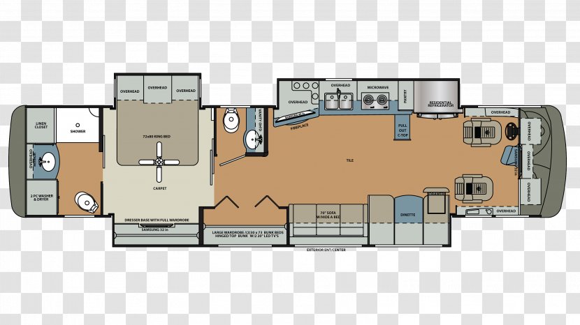 Floor Plan Elkhart Mercedes-Benz Sprinter Campervans Forest River - Total Value Rv Of Indiana Inc Transparent PNG