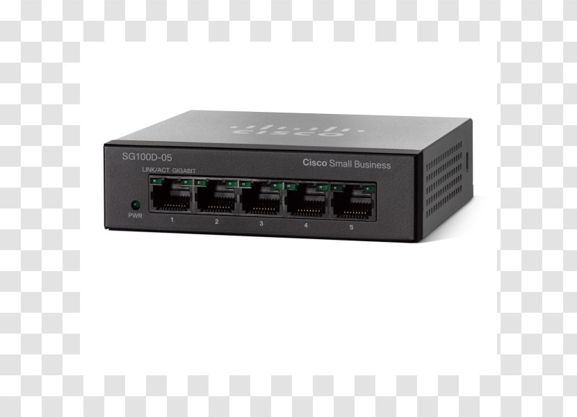 Network Switch Gigabit Ethernet Power Over Cisco Systems Port - Computer Transparent PNG