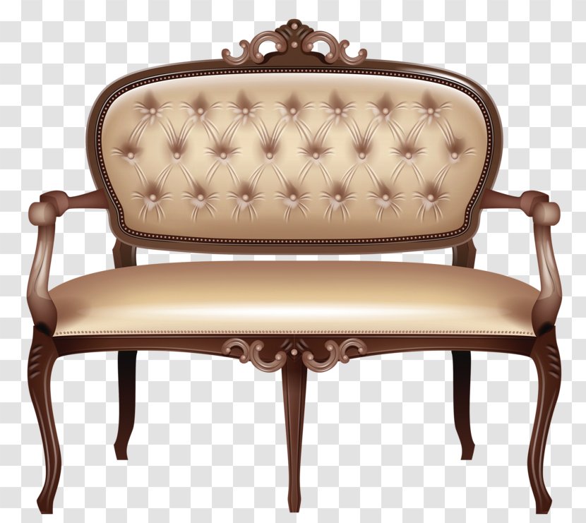 Table Furniture Couch Clip Art - Transparent Victorian Loveseat Clipart Picture Transparent PNG