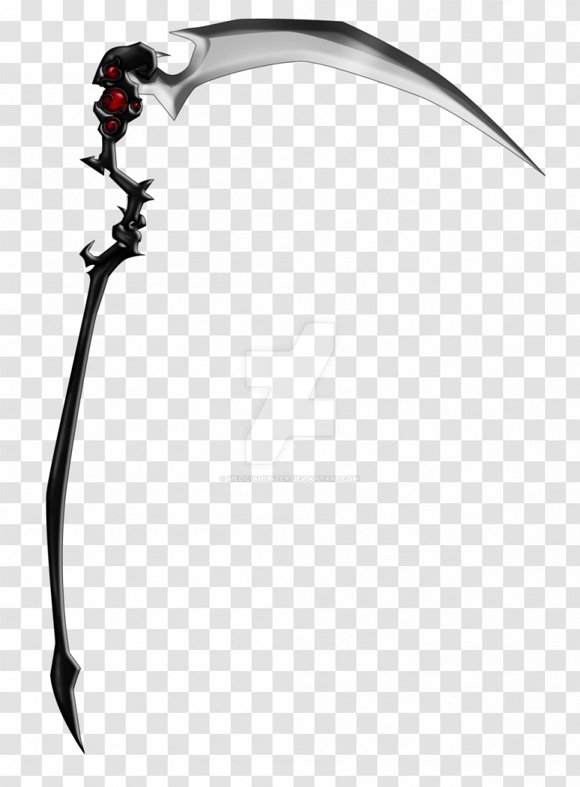 Death Scythe Spirit Albarn Weapon Sickle - Idea - Grim Reaper Transparent PNG