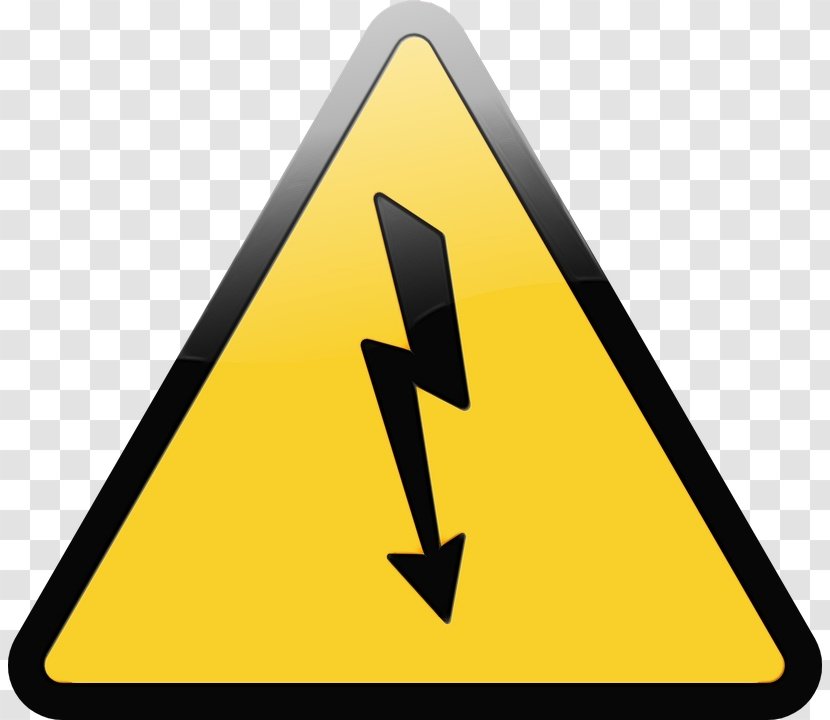 Yellow Background - Sign - Hazard Symbol Transparent PNG