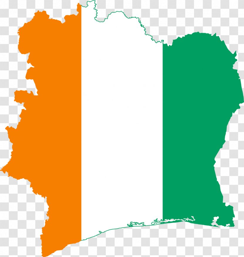Côte D'Ivoire Flag Of Ivory Coast Blank Map Transparent PNG