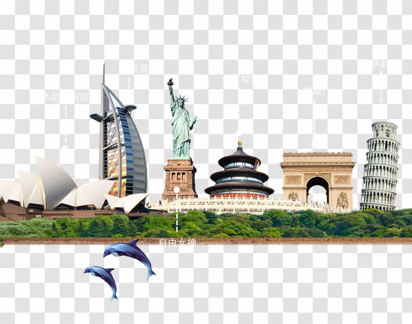 Landmark Temple Of Heaven Sydney Opera House Leaning Tower Pisa Building Transparent PNG