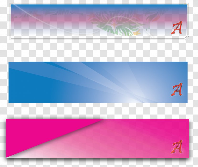 Web Banner Advertising Design - Sampling Transparent PNG