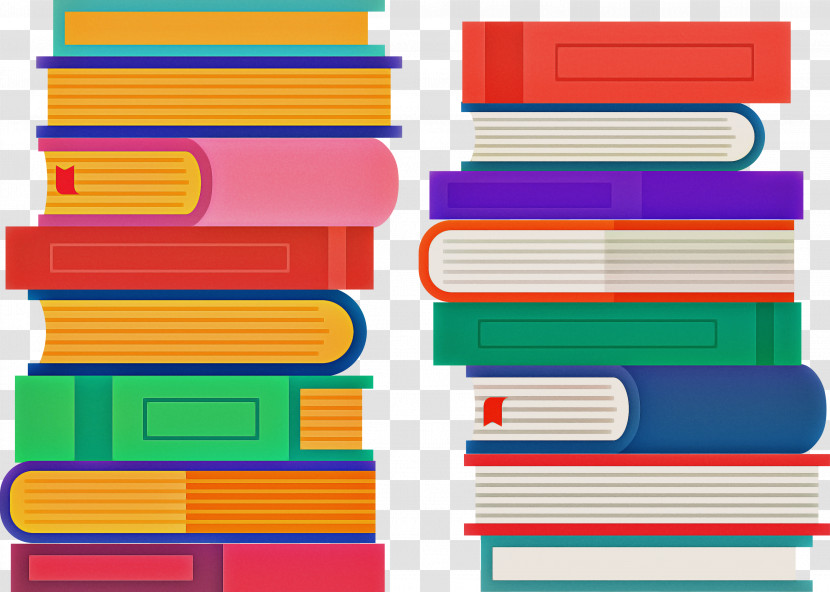 Stack Of Books Books Transparent PNG