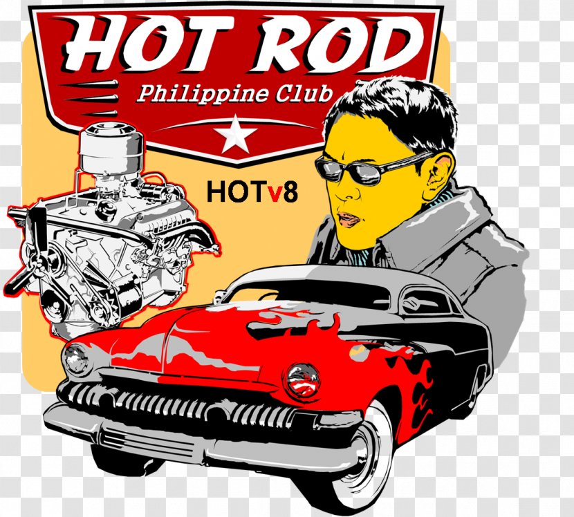 Custom Car Hot Rod Logo Motor Vehicle - Kustom Transparent PNG